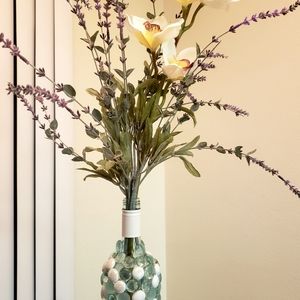 Wine bottle vase